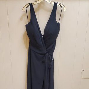 Black Wrap Dress by MoriLee